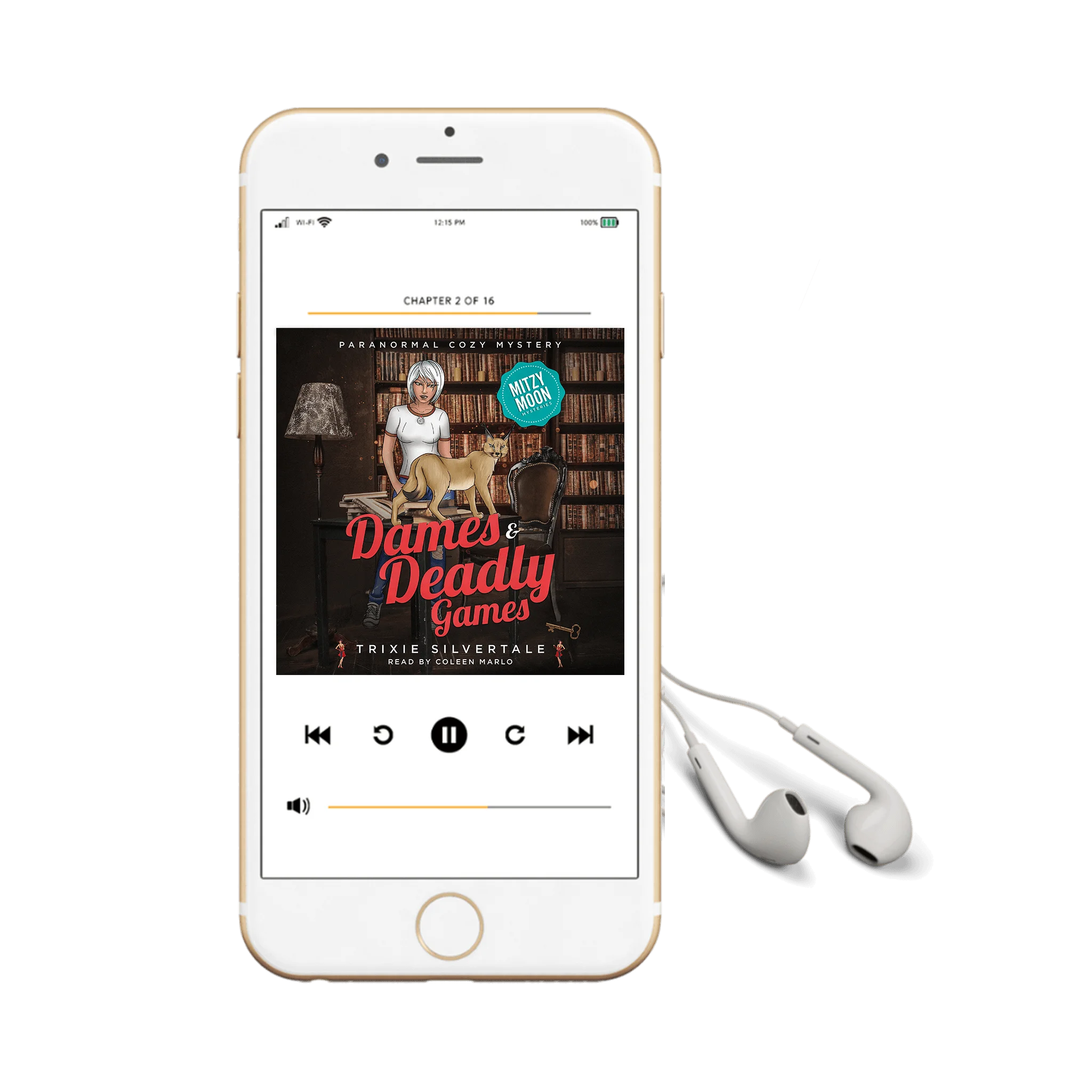 Dames and Deadly Games: Paranormal Cozy Mystery (audiobook)