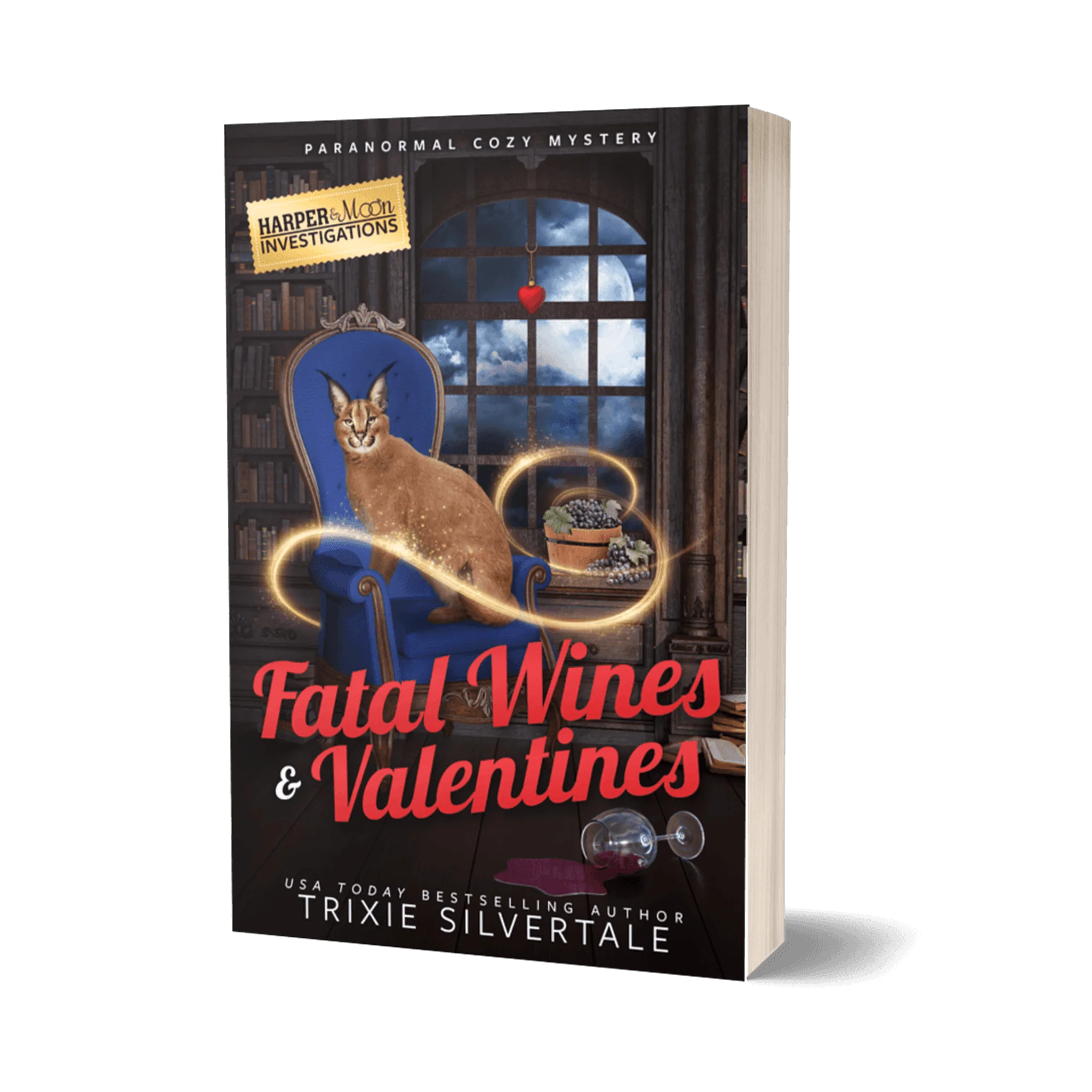 Fatal Wines and Valentines: Paranormal Cozy Mystery (paperback)