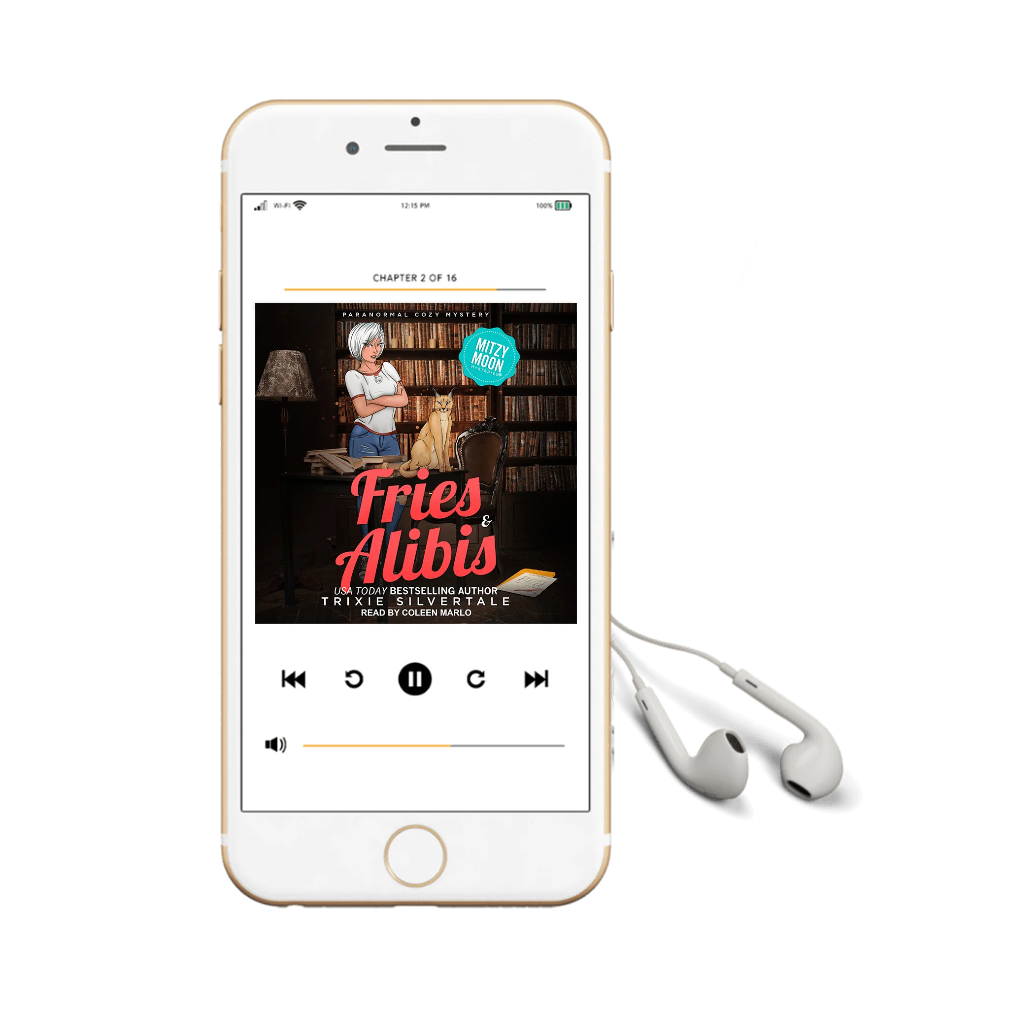 Fries and Alibis: Paranormal Cozy Mystery (audiobook)