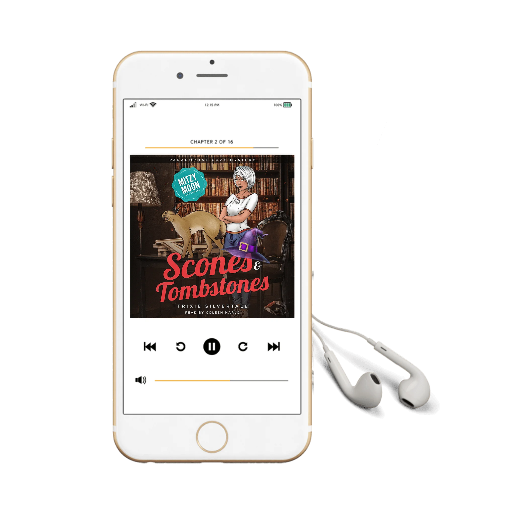 Scones and Tombstones: Paranormal Cozy Mystery (audiobook)
