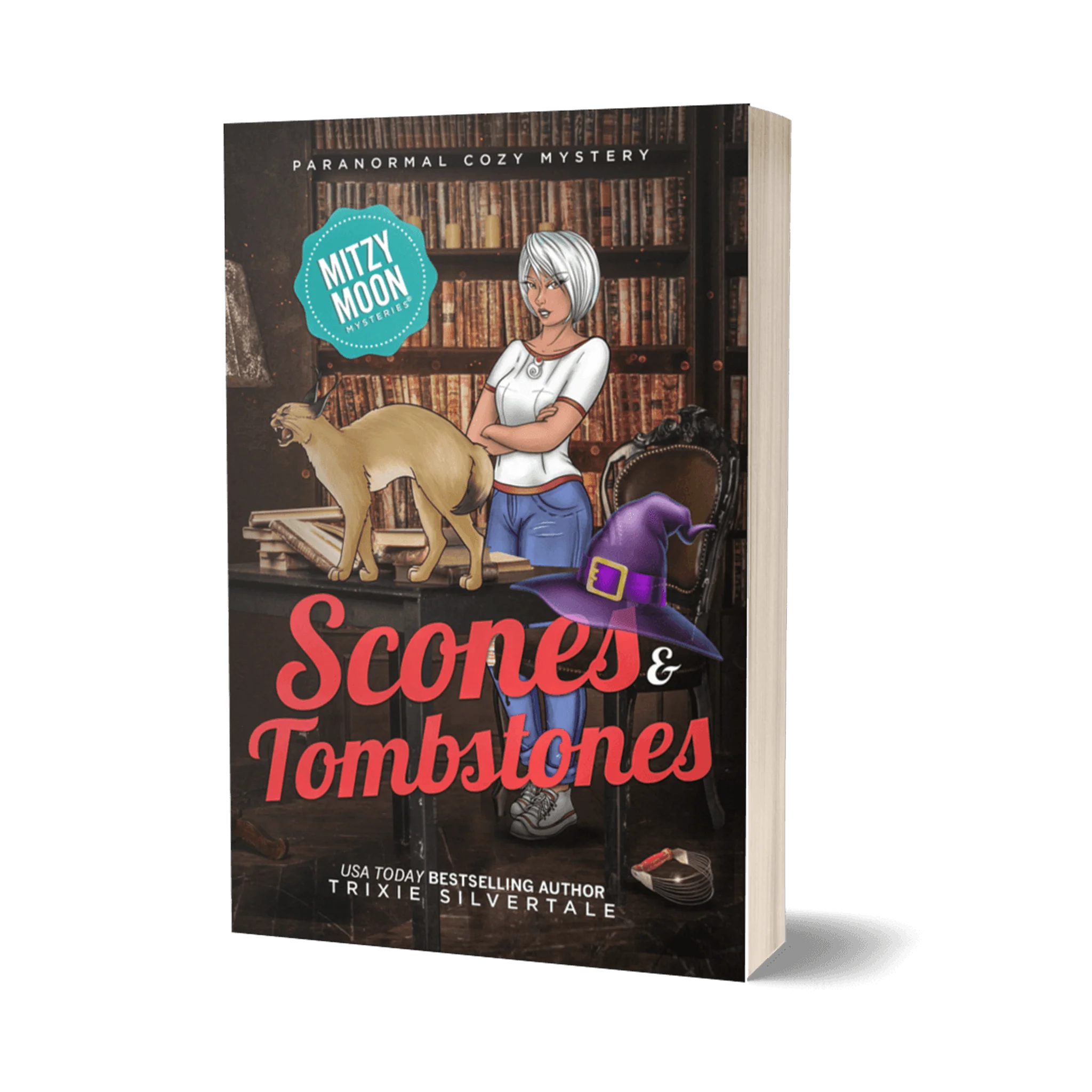 Scones and Tombstones: Paranormal Cozy Mystery (paperback)