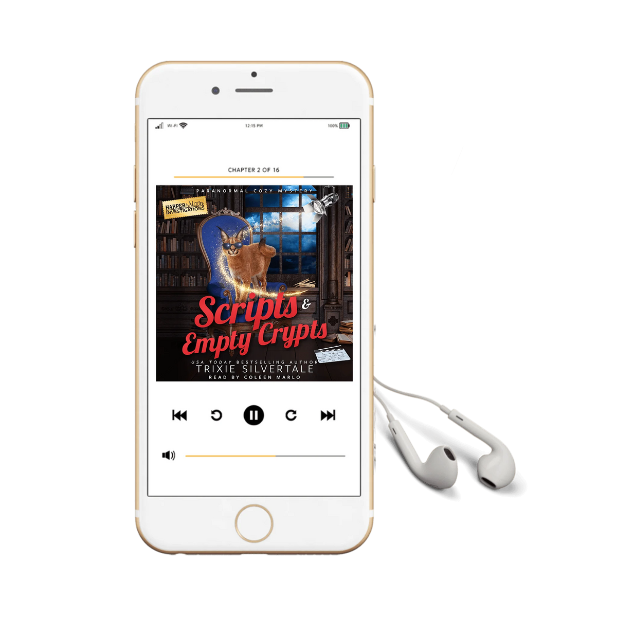 Scripts and Empty Crypts: Paranormal Cozy Mystery (audiobook)