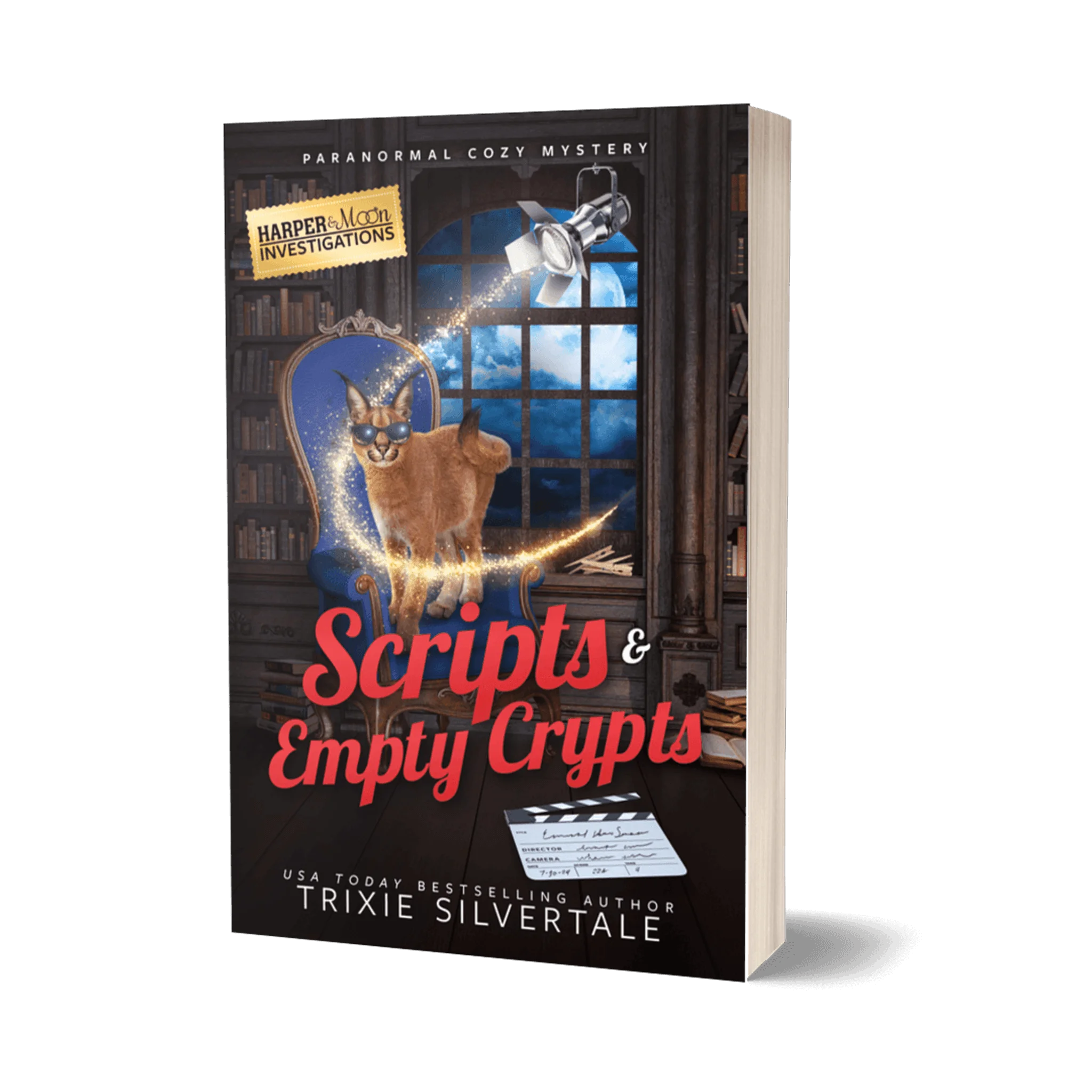 Scripts and Empty Crypts: Paranormal Cozy Mystery (paperback)