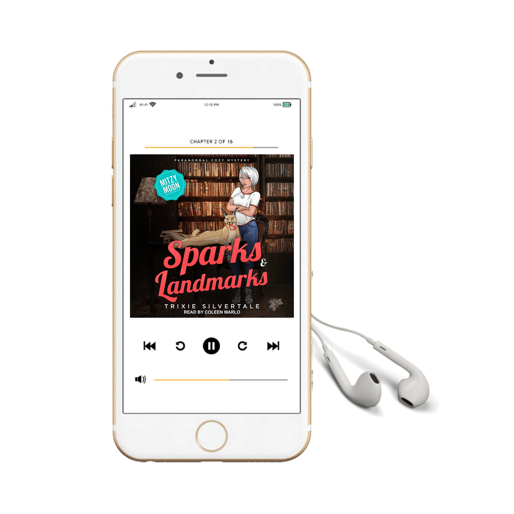 Sparks and Landmarks: Paranormal Cozy Mystery (audiobook)