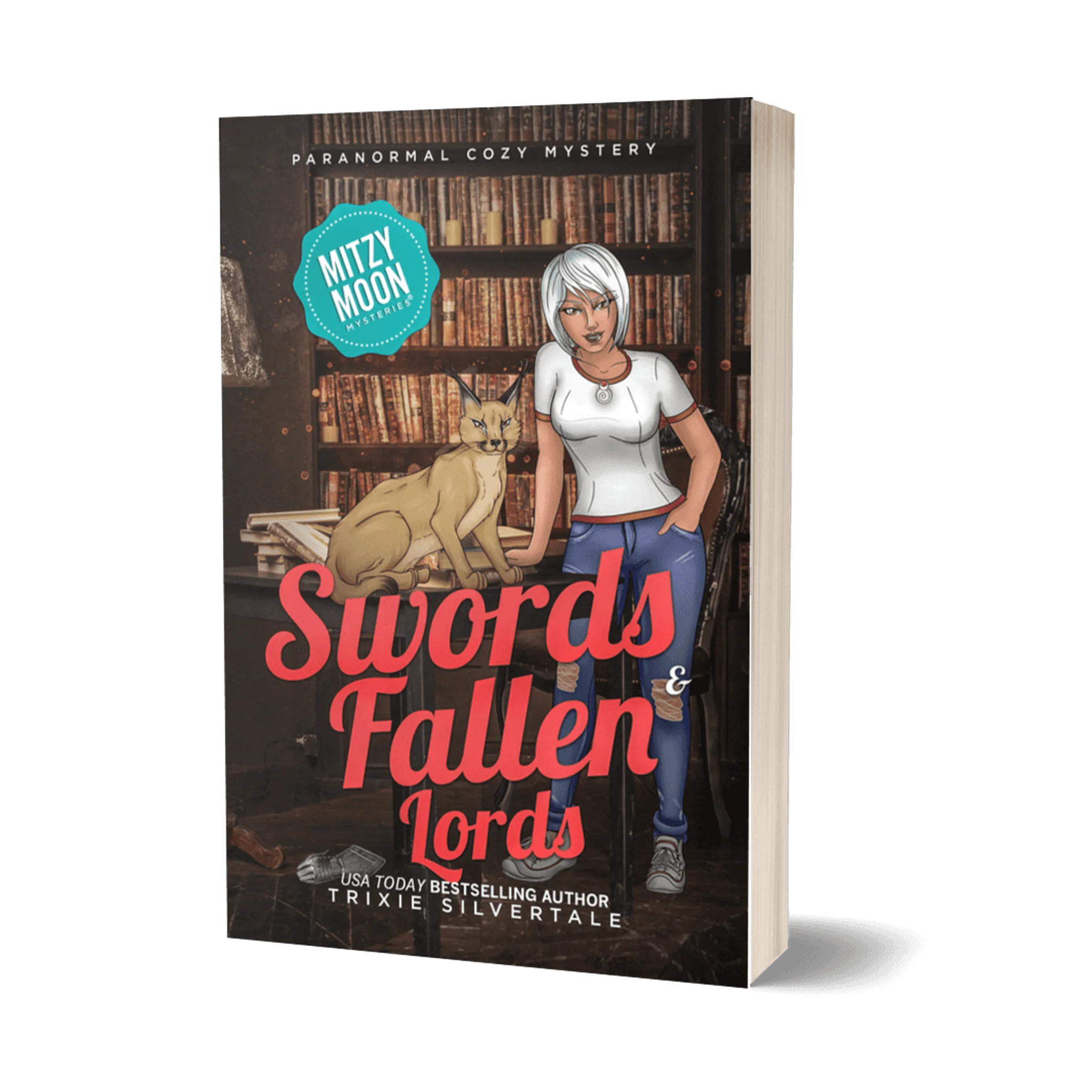 Swords and Fallen Lords: Paranormal Cozy Mystery (paperback)
