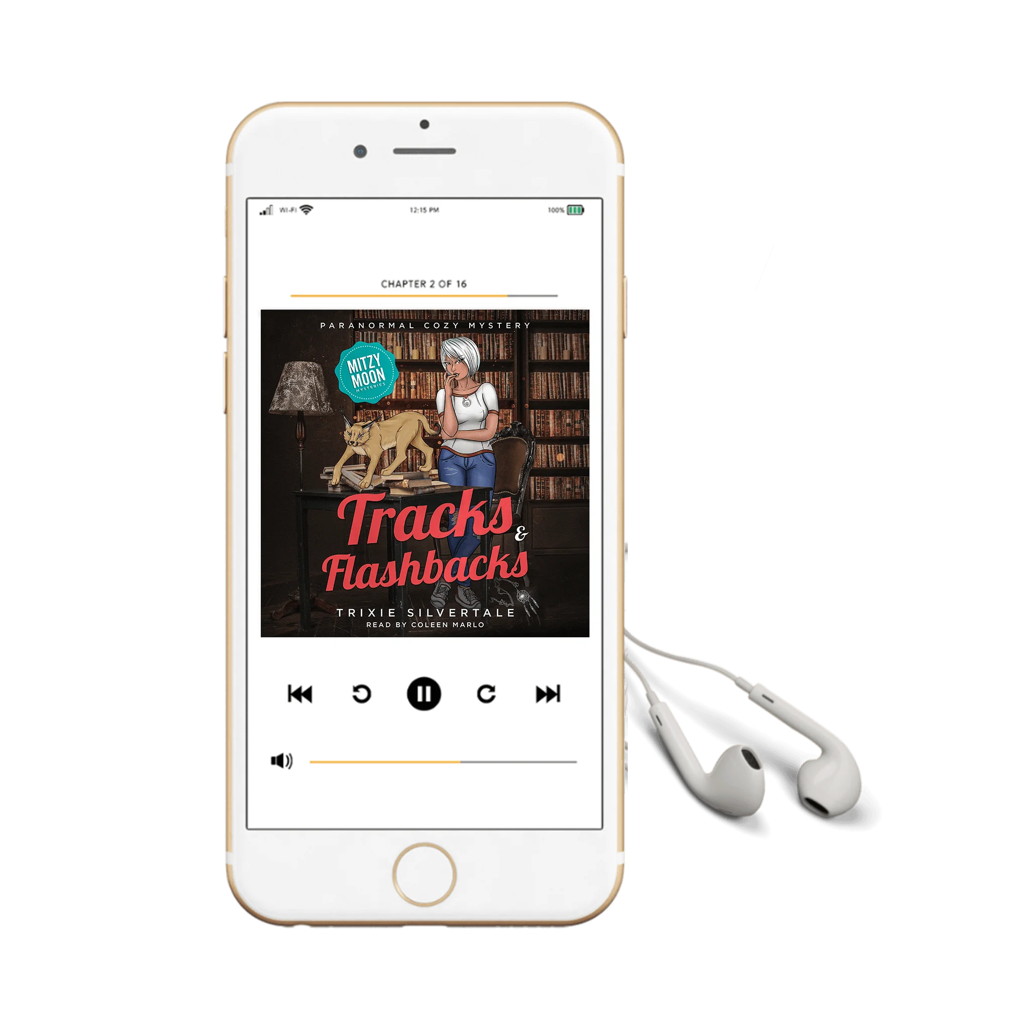 Tracks and Flashbacks: Paranormal Cozy Mystery (audiobook)