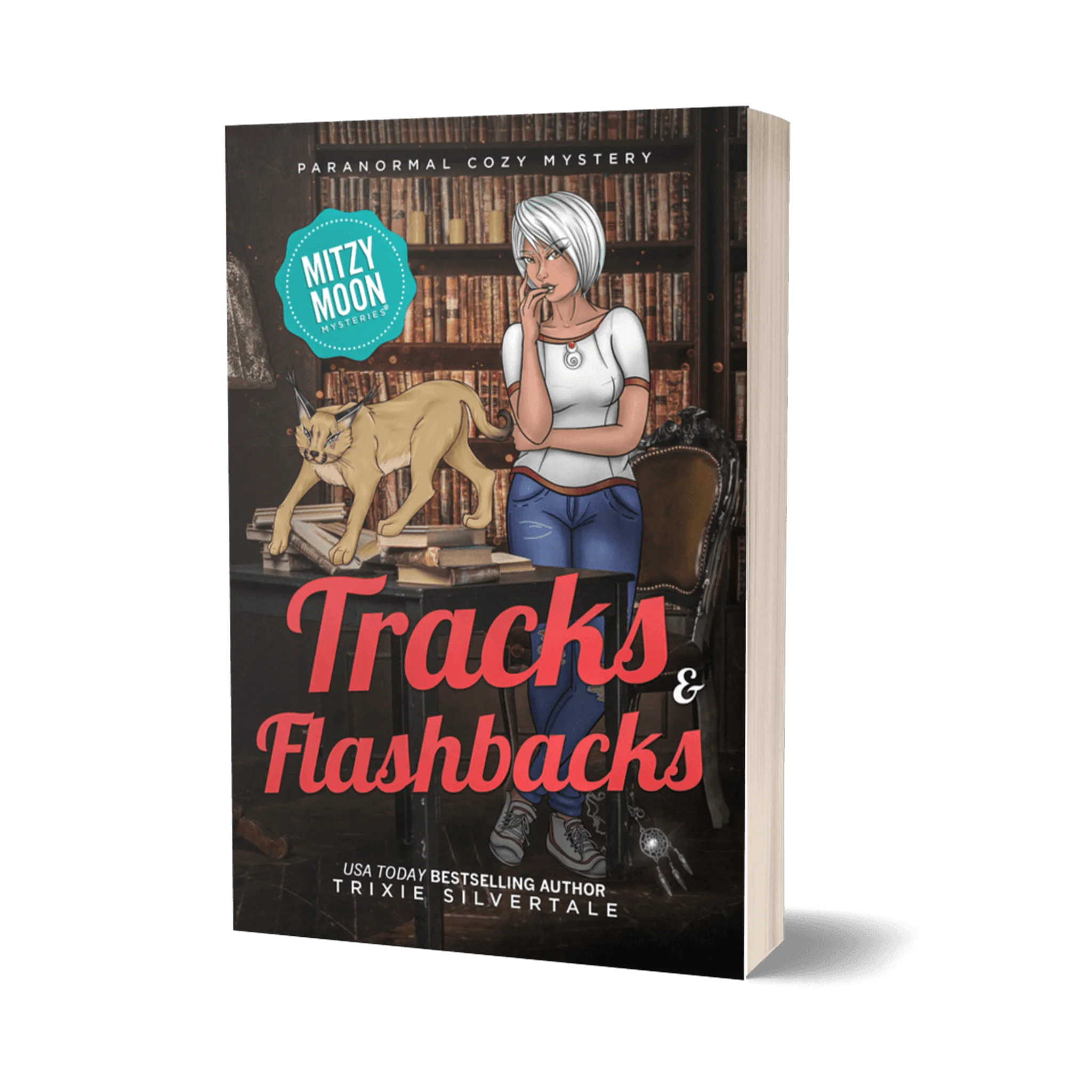Tracks and Flashbacks: Paranormal Cozy Mystery (paperback)