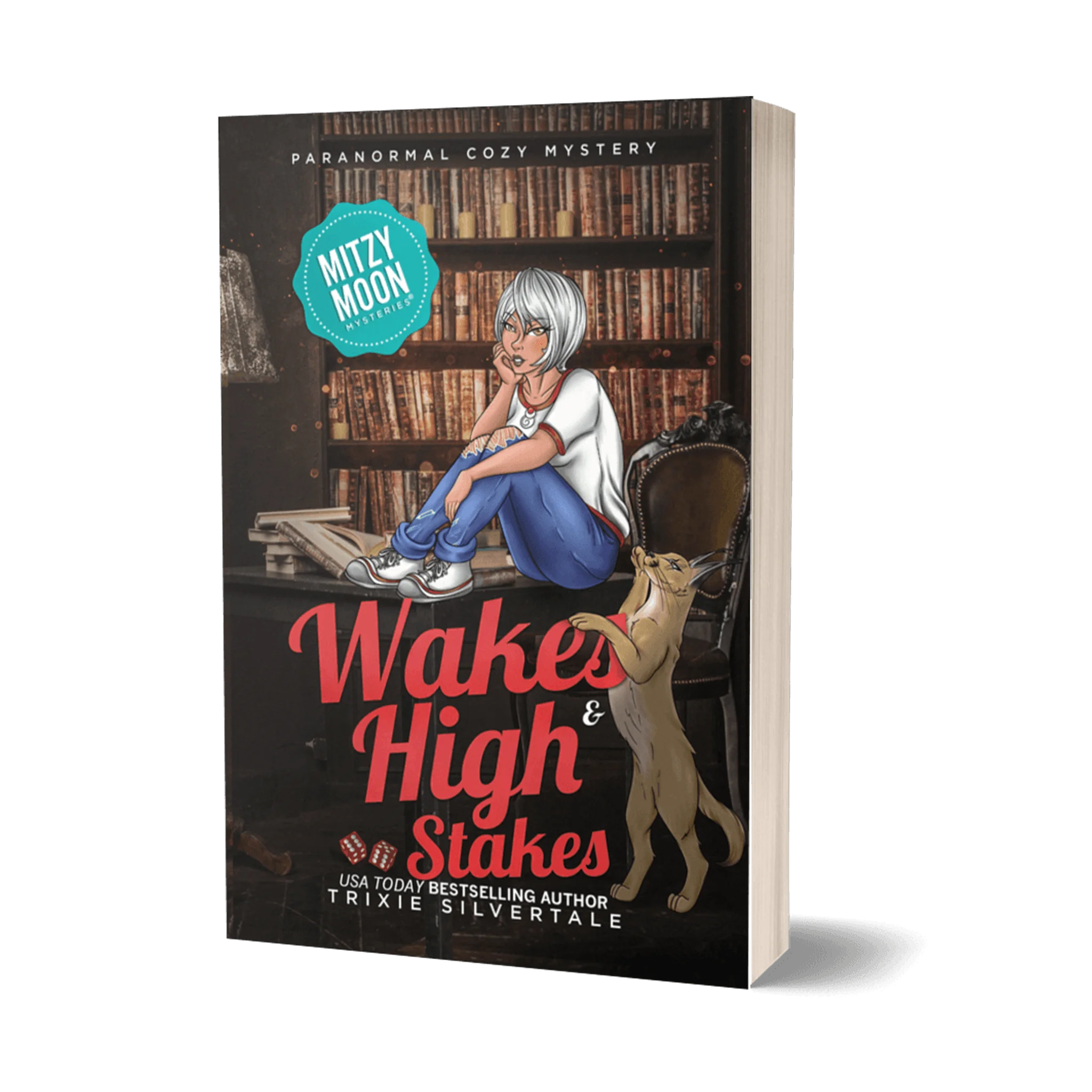 Wakes and High Stakes: Paranormal Cozy Mystery (paperback)