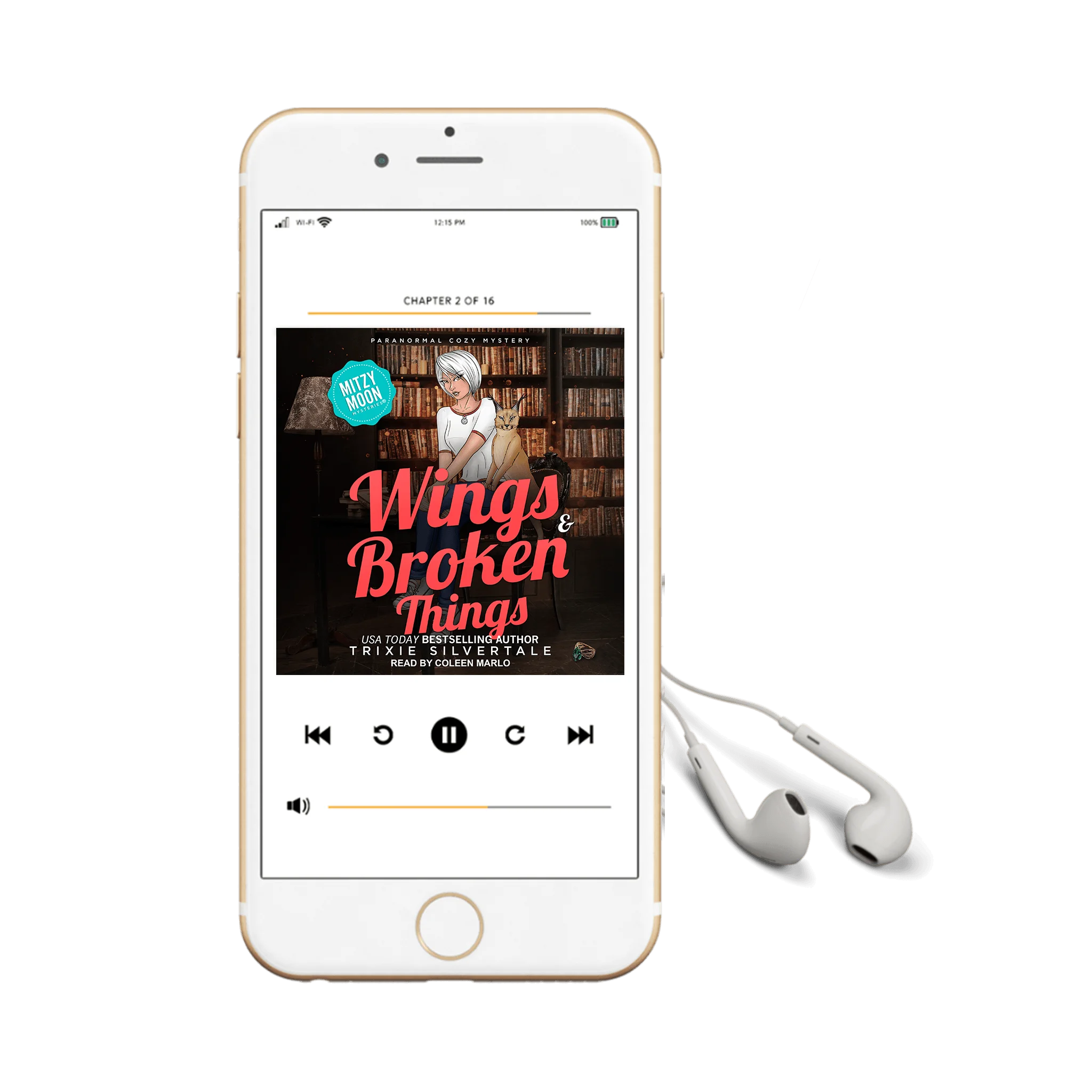 Wings and Broken Things: Paranormal Cozy Mystery (audiobook)